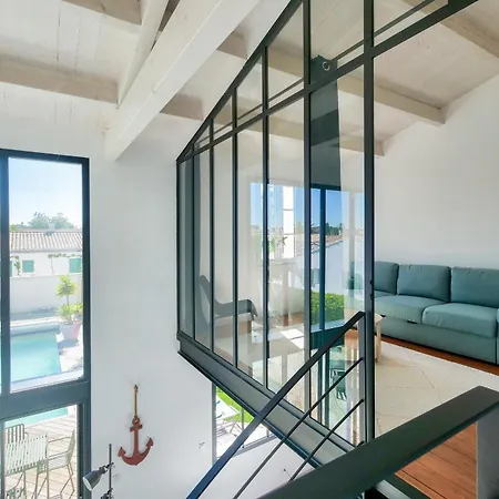 Ferienhaus Pour 8 Avec Piscine A En Re